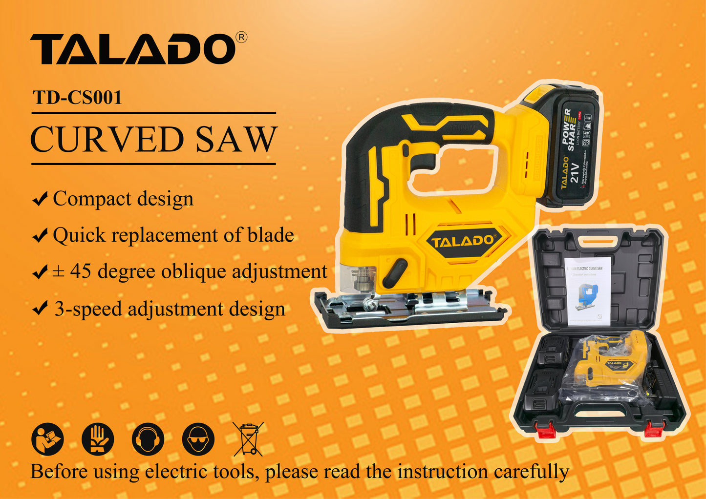21V Curved Saw