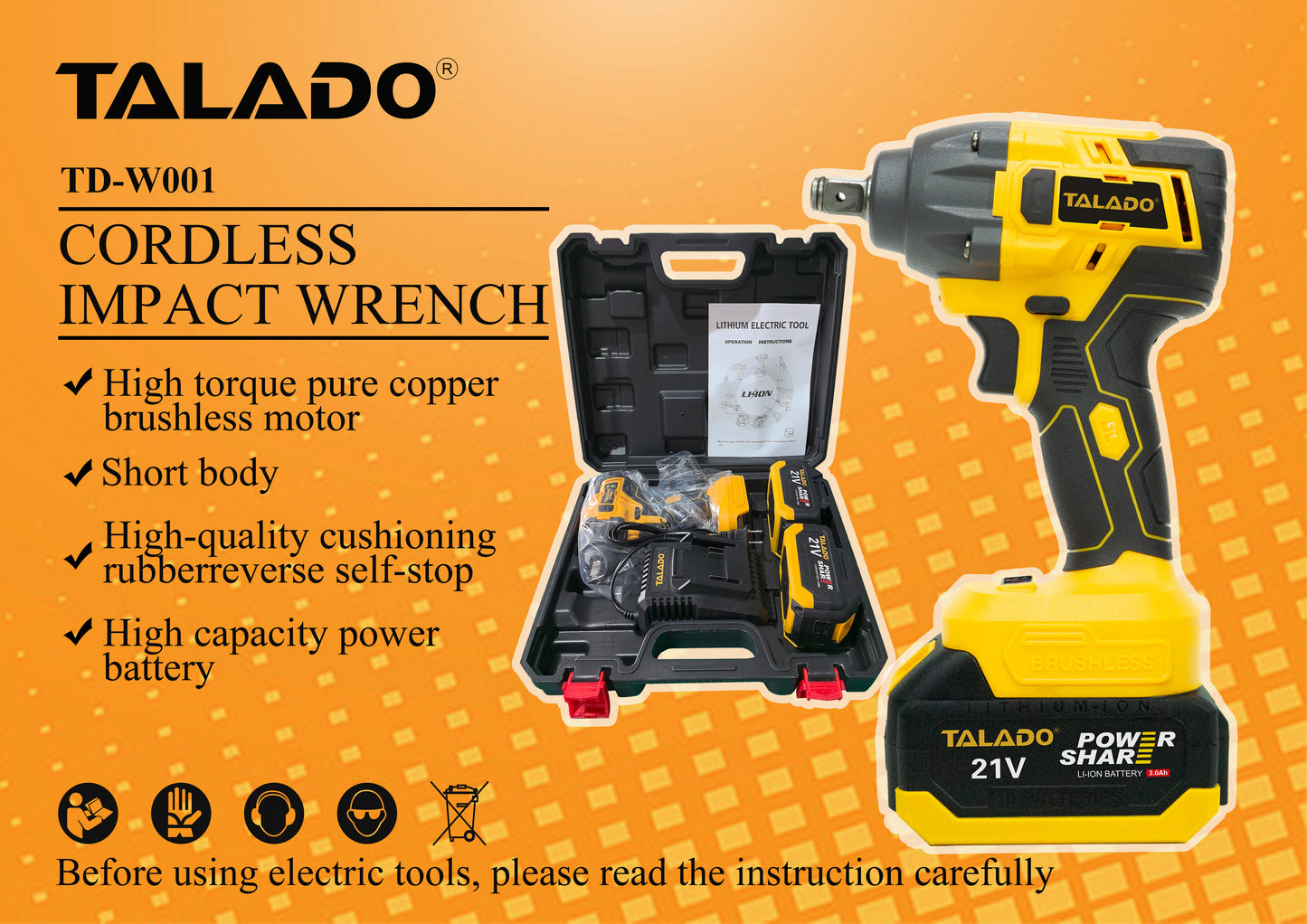 21V wireless wrench