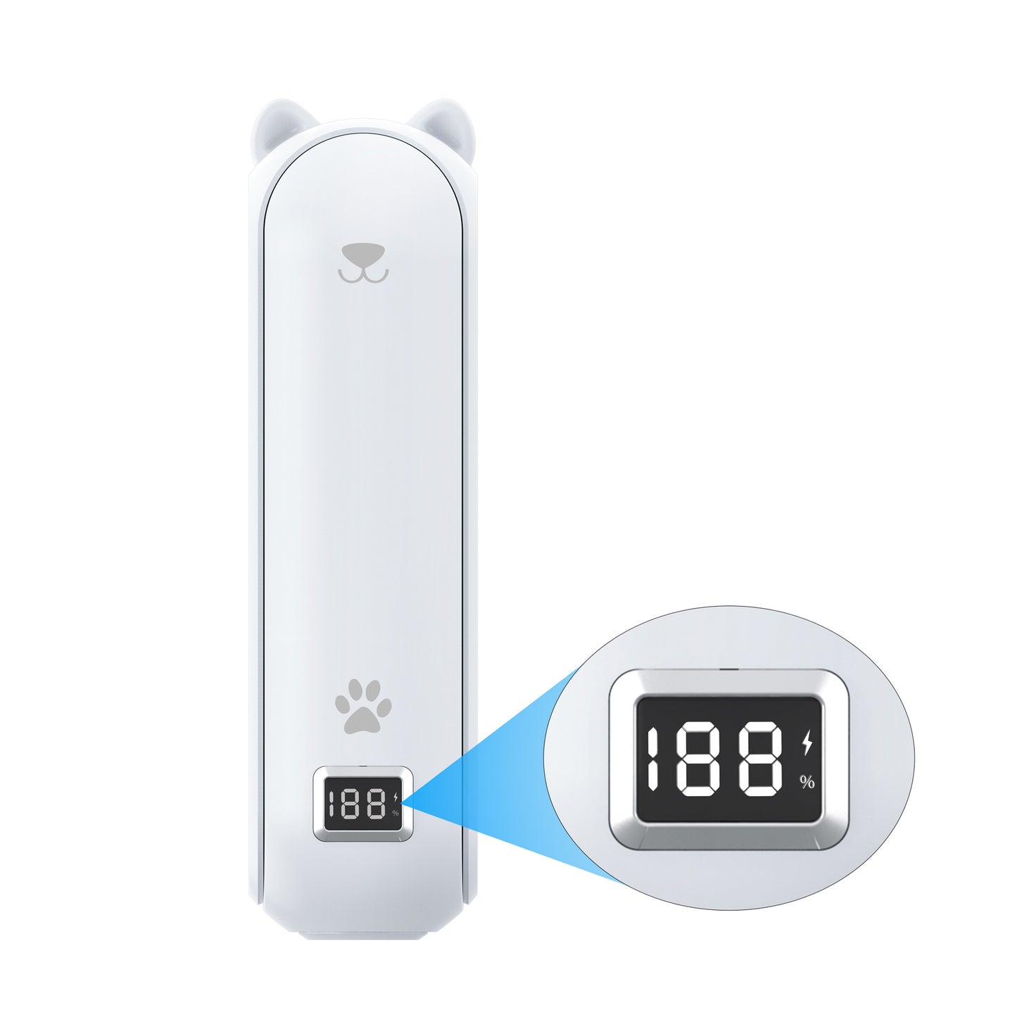 Upgraded Pocket Handheld Fan with Intelligent Digital Display