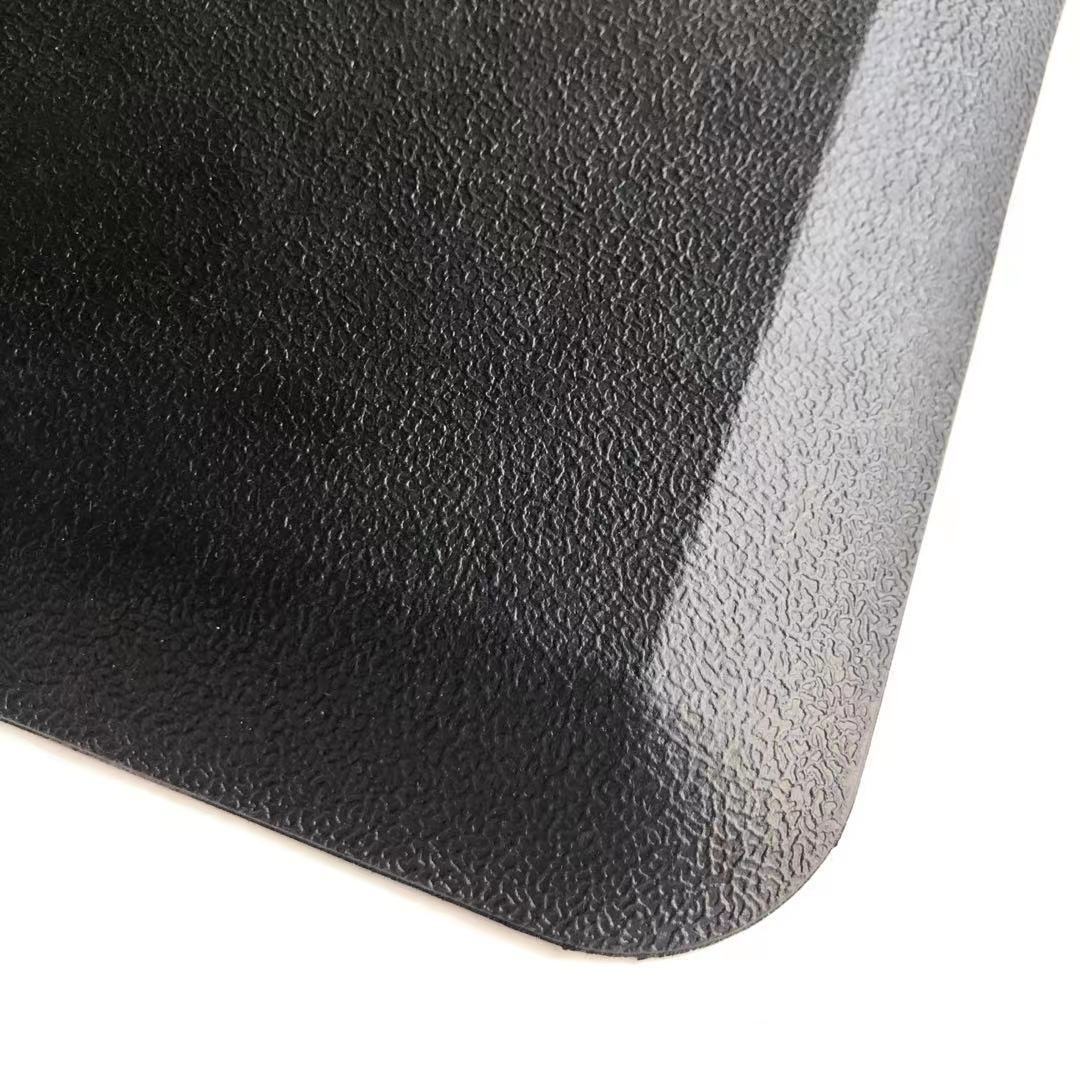 12mm Thickness Non-Slip Waterproof Comfort Floor Mat 17 x 28 Inches / 17 x 47.2 Inches, Black