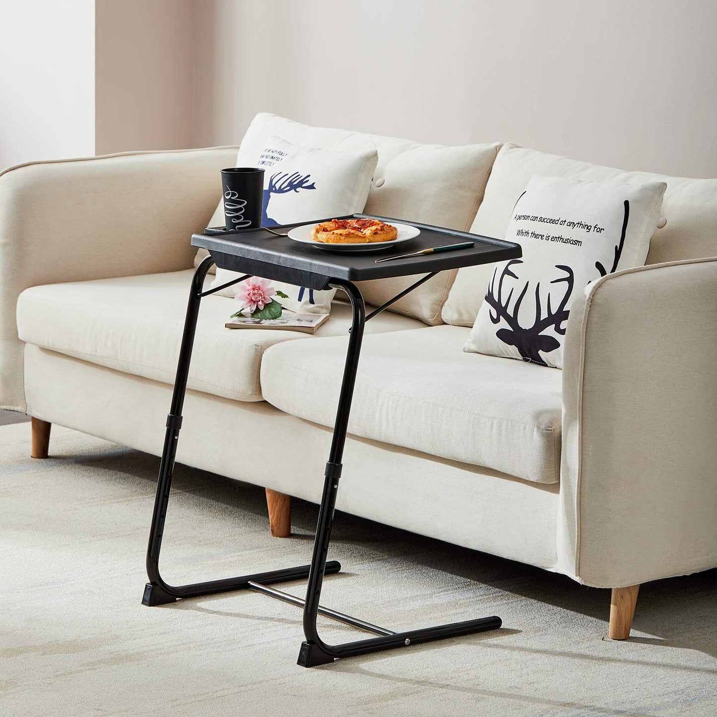 Multifunction Portable Adjustable TV Tray Table (2 Color Options)