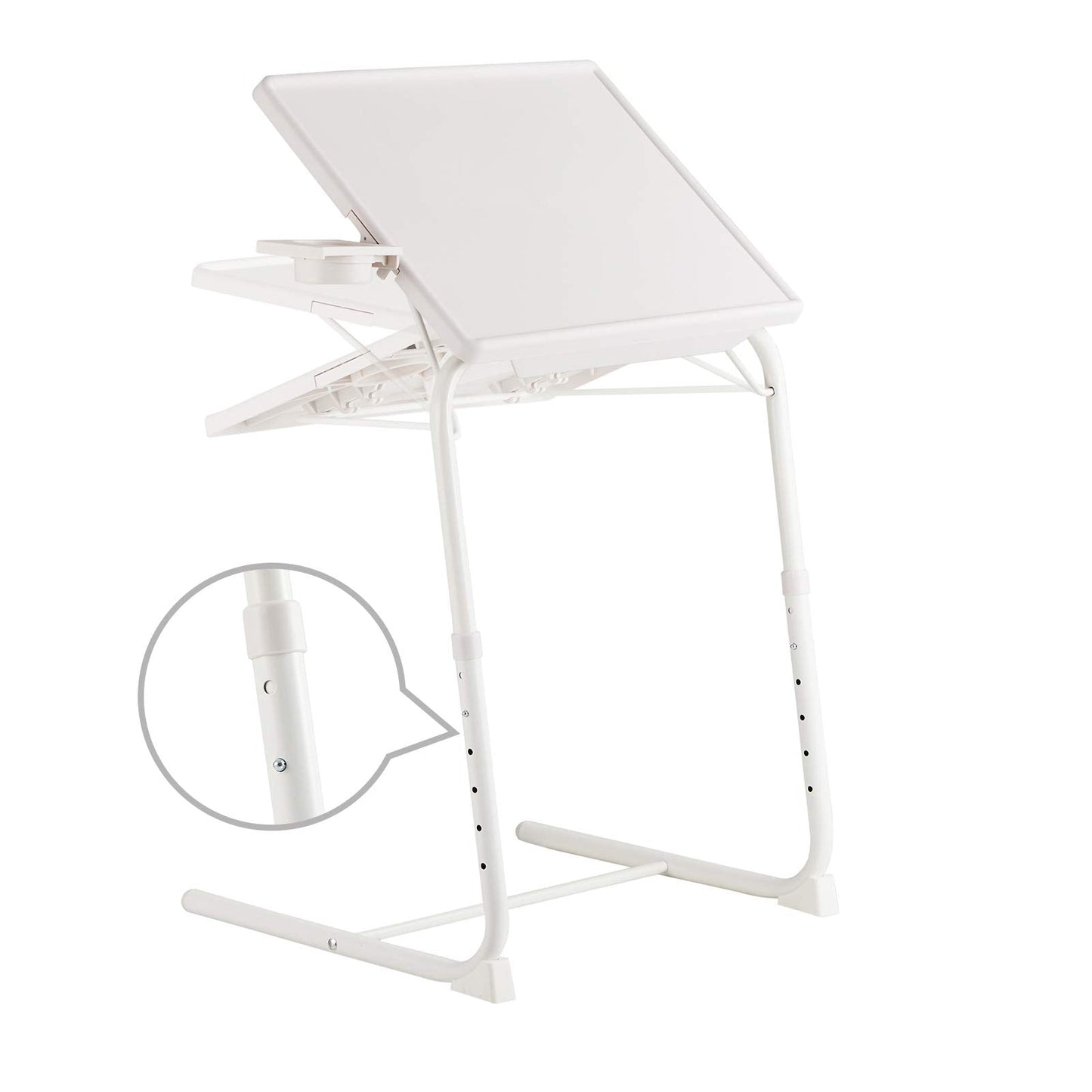 Multifunction Portable Adjustable TV Tray Table