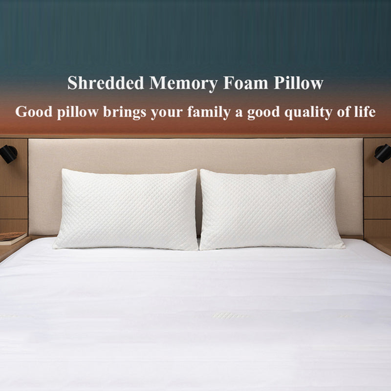 Shredded Memory Foam Pillows 2 Units King / Queen / Standard