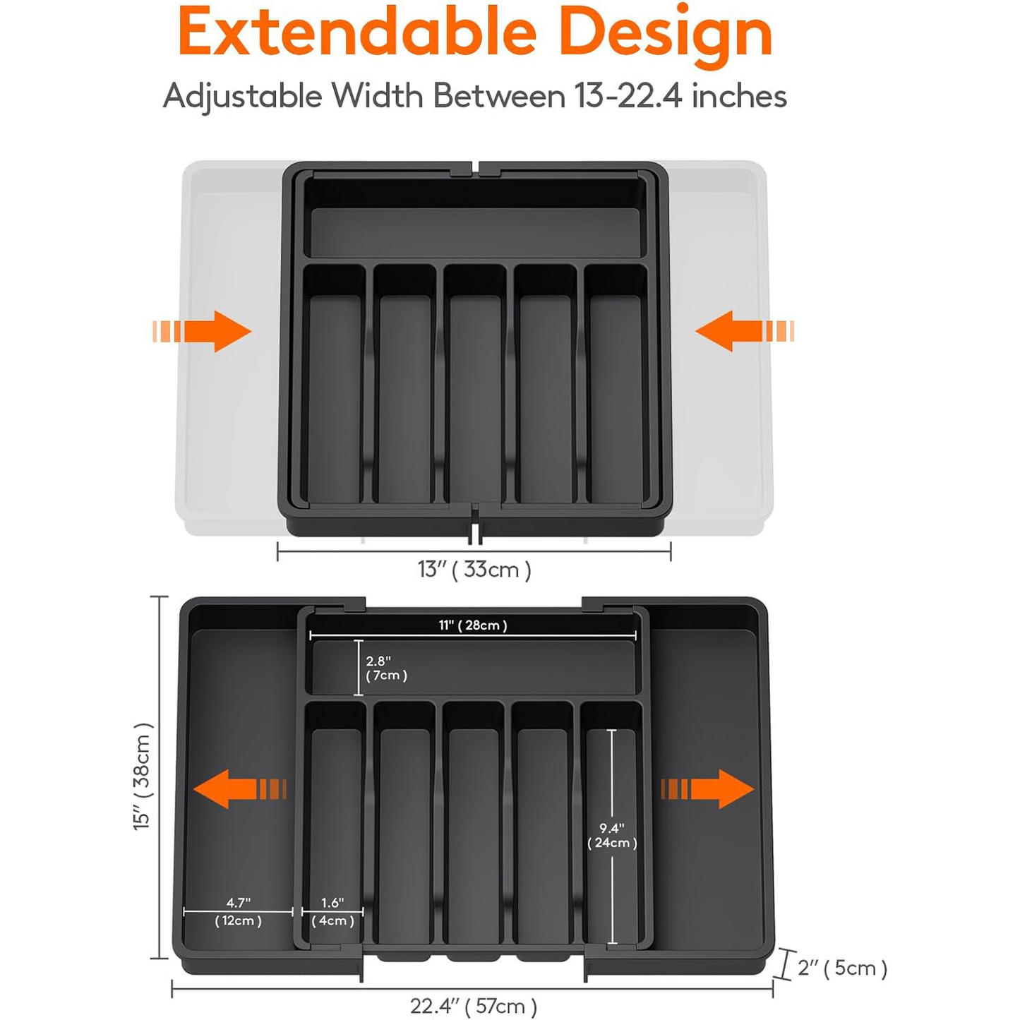 Expandable Cooking Utensil Tray