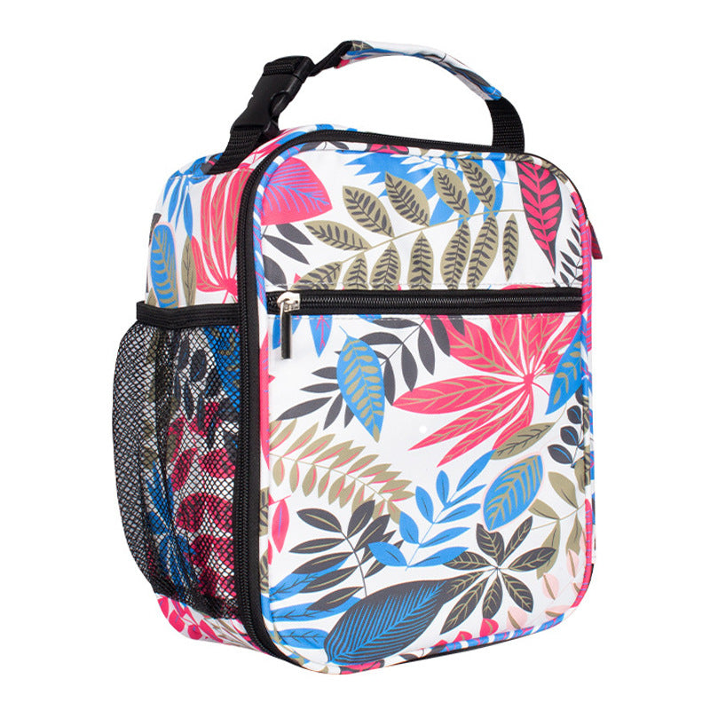 Floral Pattern Lunch Box with Detachable Buckle 1 Person