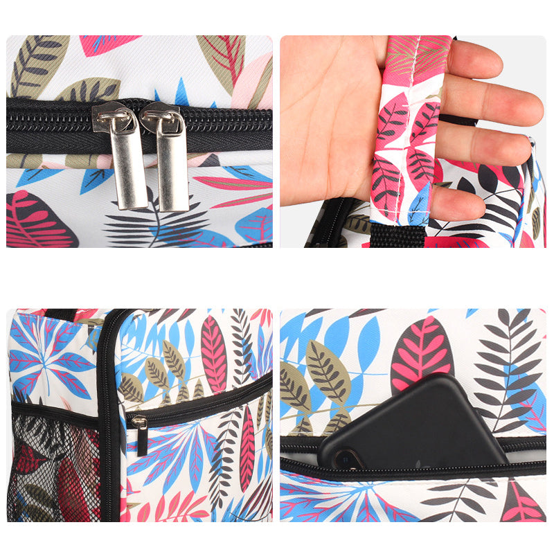 Floral Pattern Lunch Box with Detachable Buckle 1 Person