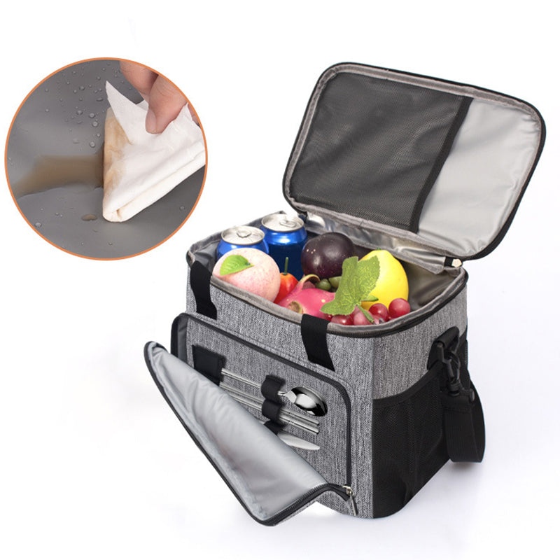 Lunch bag with detachable buckle 15L (2 Color Options)