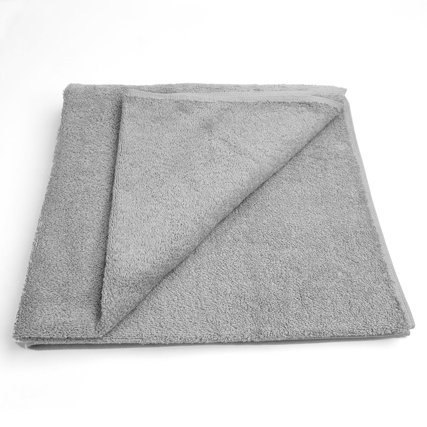 Cotton Large Bath Towel 150×80cm 31x59inches 630g Light Gray