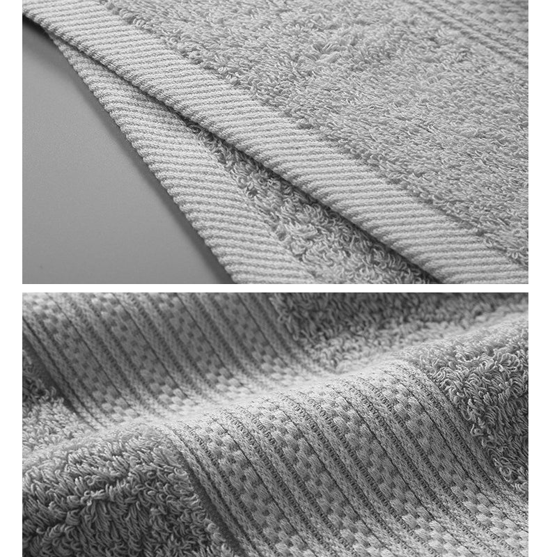 Cotton Hand Towel Light Gray, 5pcs Pack