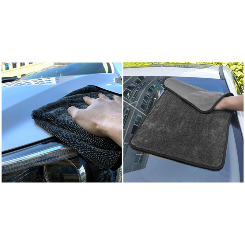 Microfiber Towels for Cars 2 Units, Gray