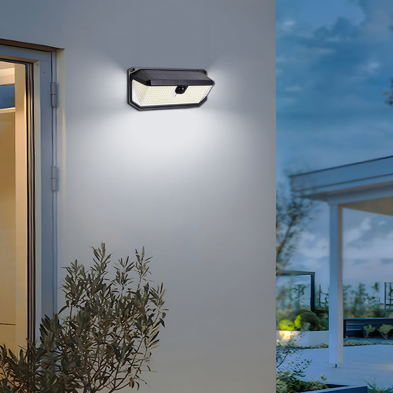 2pcs Pack, Wide Angle Solar Wall Lights with Motion Sensor