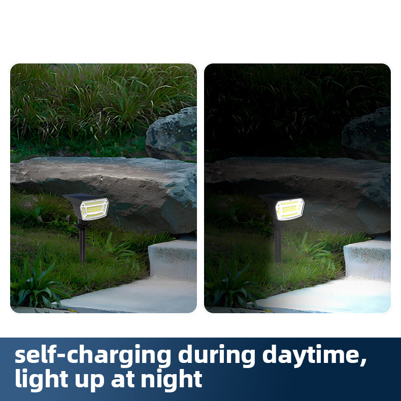 Solar Outdoor Waterproof Spotlights Wall 2 Pack, Wall Mounted Option