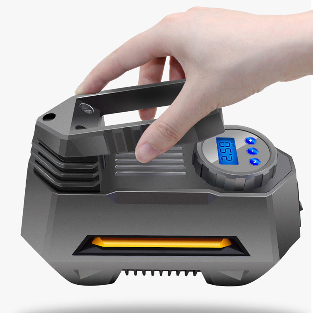 Portable Air Compressor Car Tire Inflator With Digital Pressure Gauge (150 PSI 12V DC)