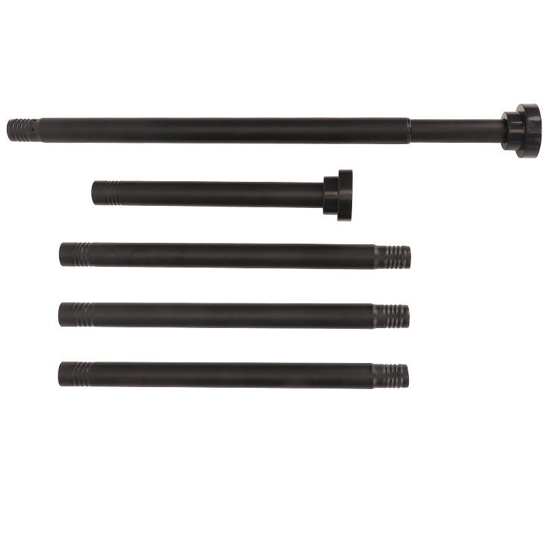 Stainless Steel Extendable Shower Curtain Rod (27-76 inch) No Drilling Installation (2 Color Option: Black/Silver)