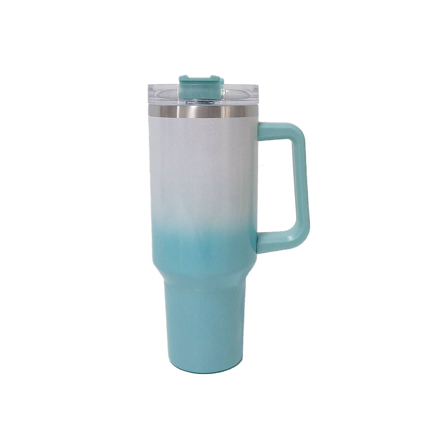 Stainless Steel Insulated Tumbler with Handle and Straw Lid 40 oz