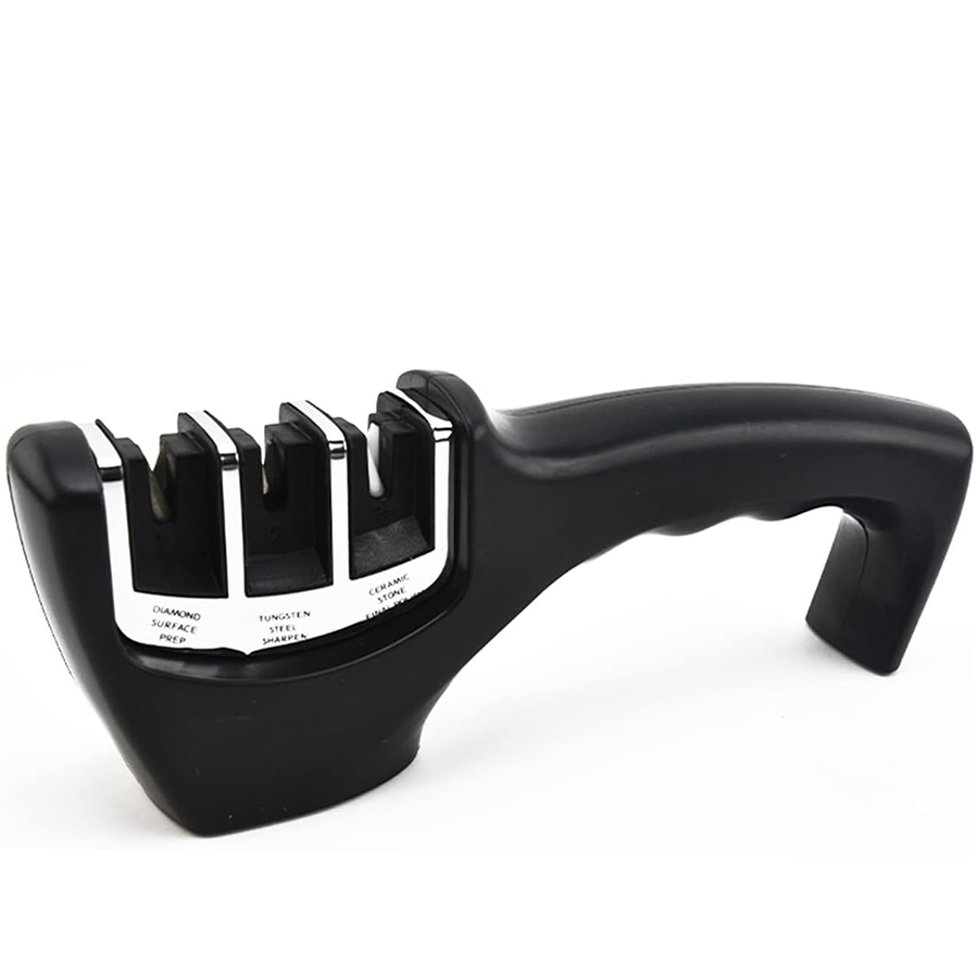 3 Stage Knife Sharpener, Black