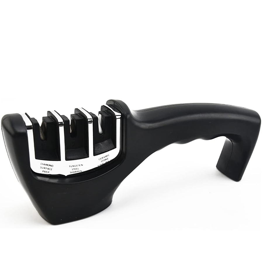 3 Stage Knife Sharpener, Black