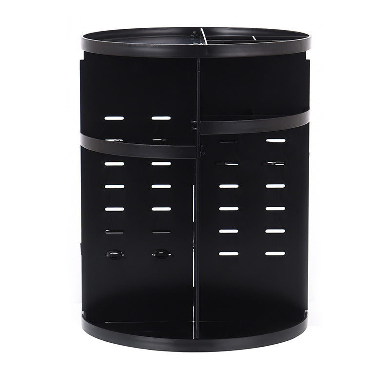 DIY Rotating Adjustable Makeup Organizer