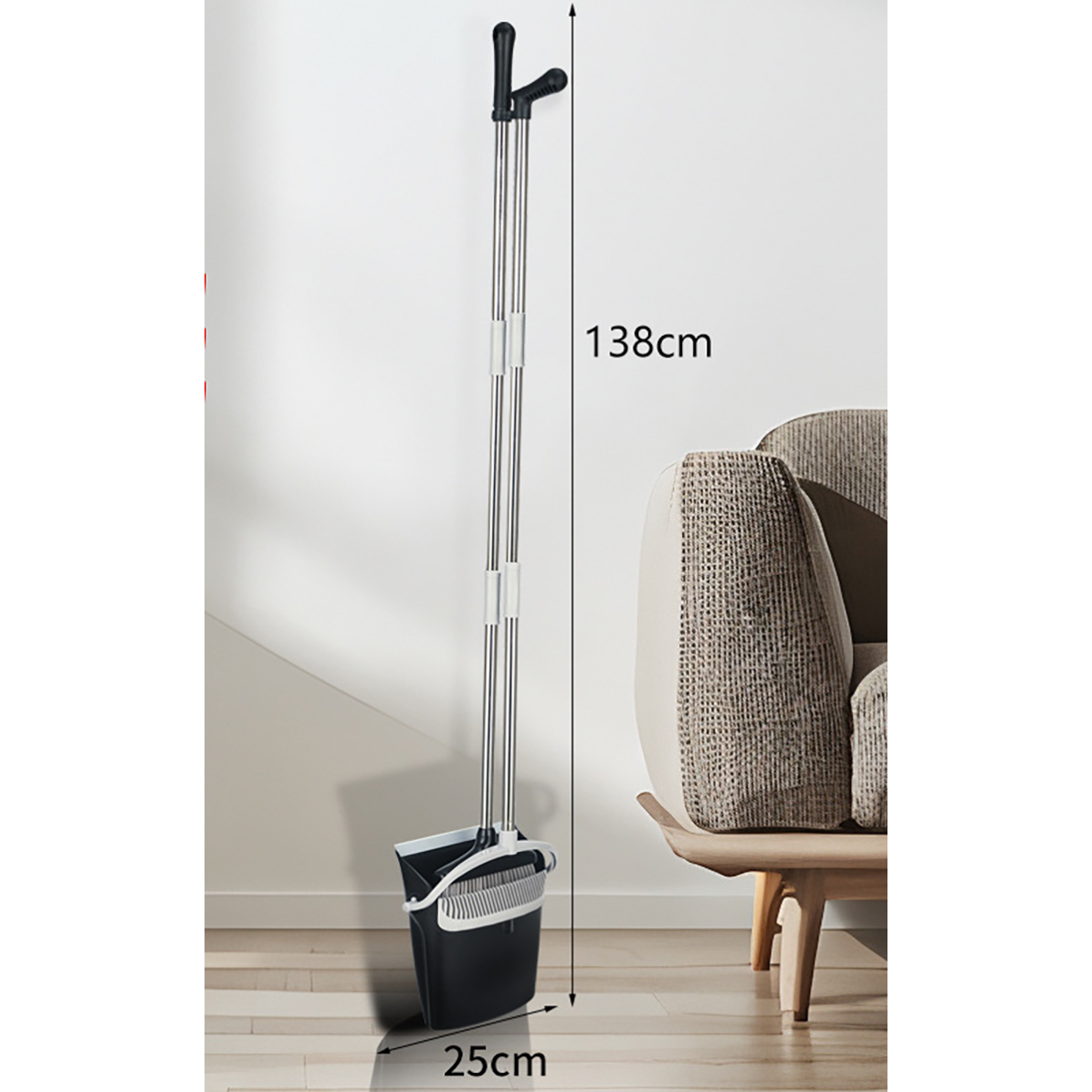 Upgrade Broom and Dustpan Set (2 Color Options)