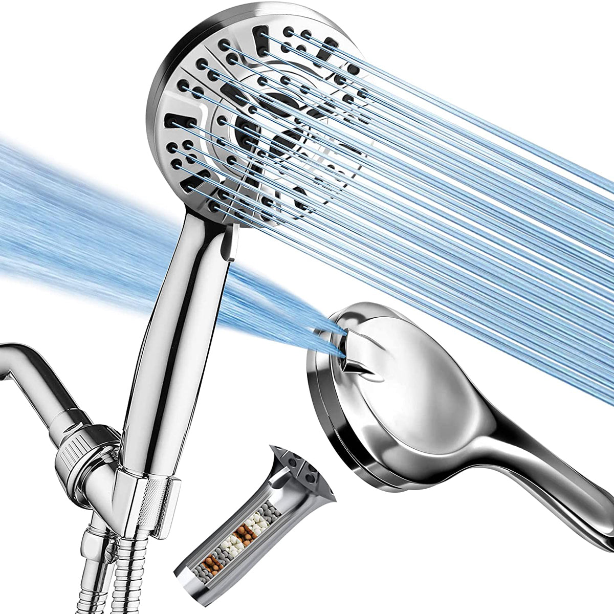 High Pressure 10-mode Handheld Shower Head