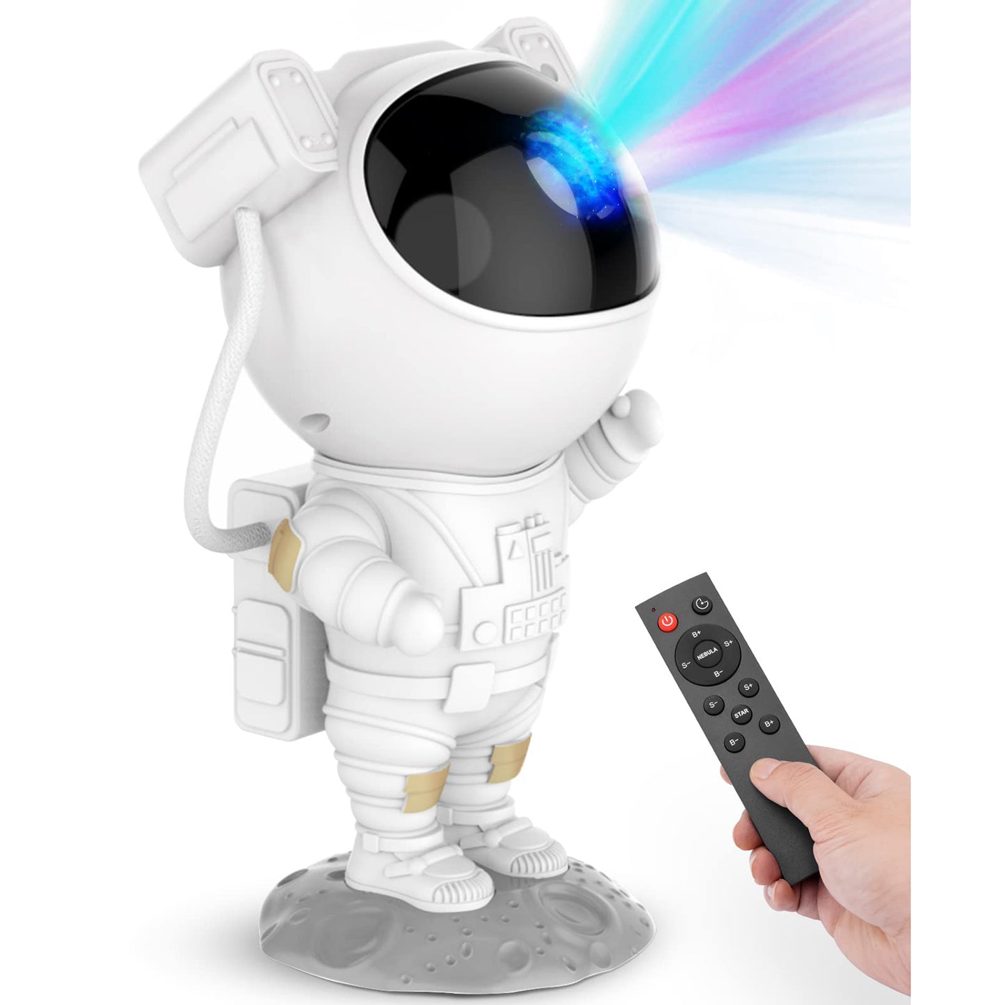 Star Projector Galaxy Night Light, White