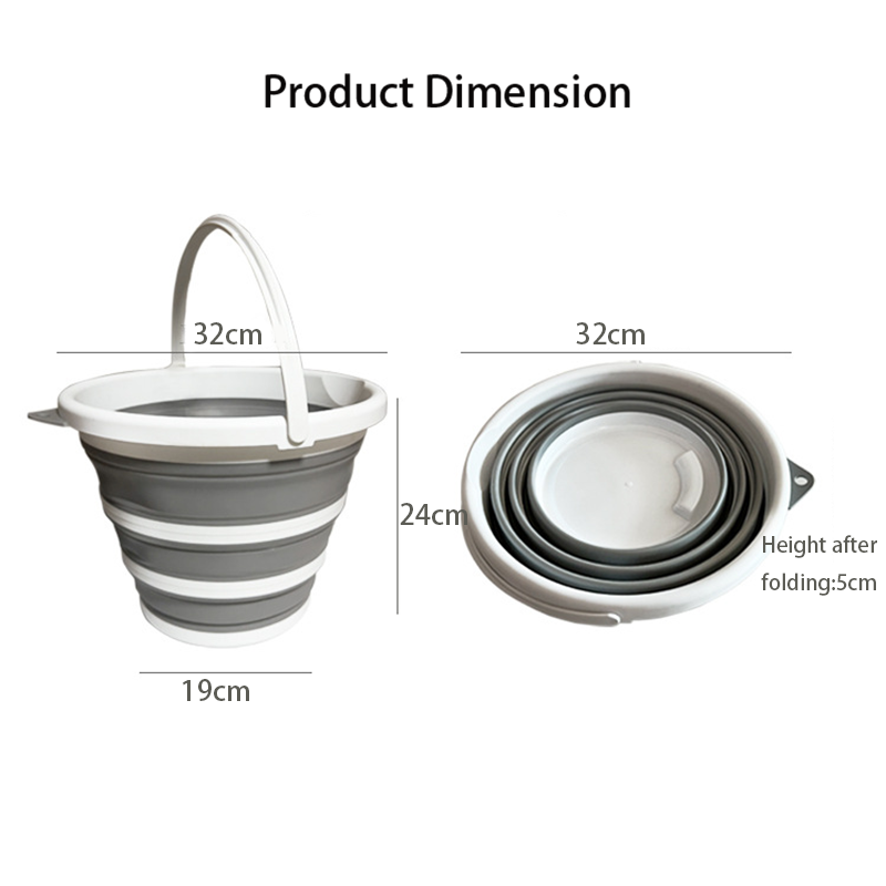 Collapsible Bucket with Handle 10 L