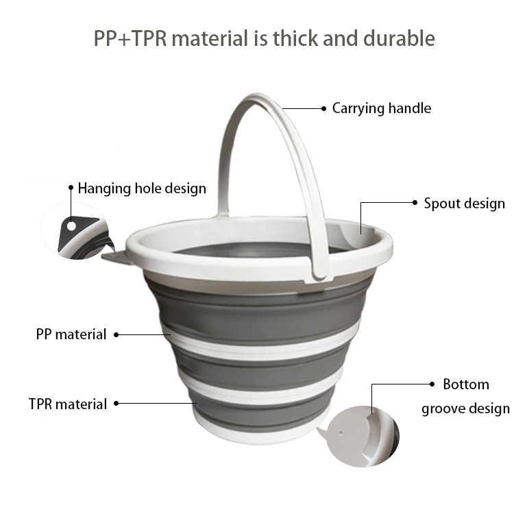 Collapsible Bucket with Handle 10 L
