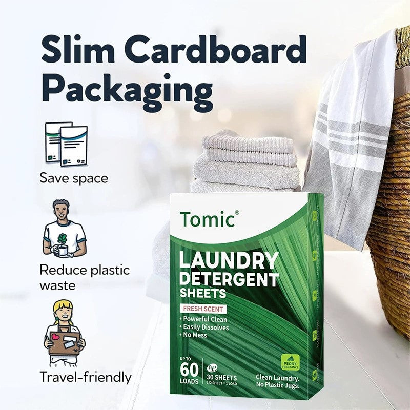 Laundry Detergent Sheets 2 Pack Each Pack 30 Units