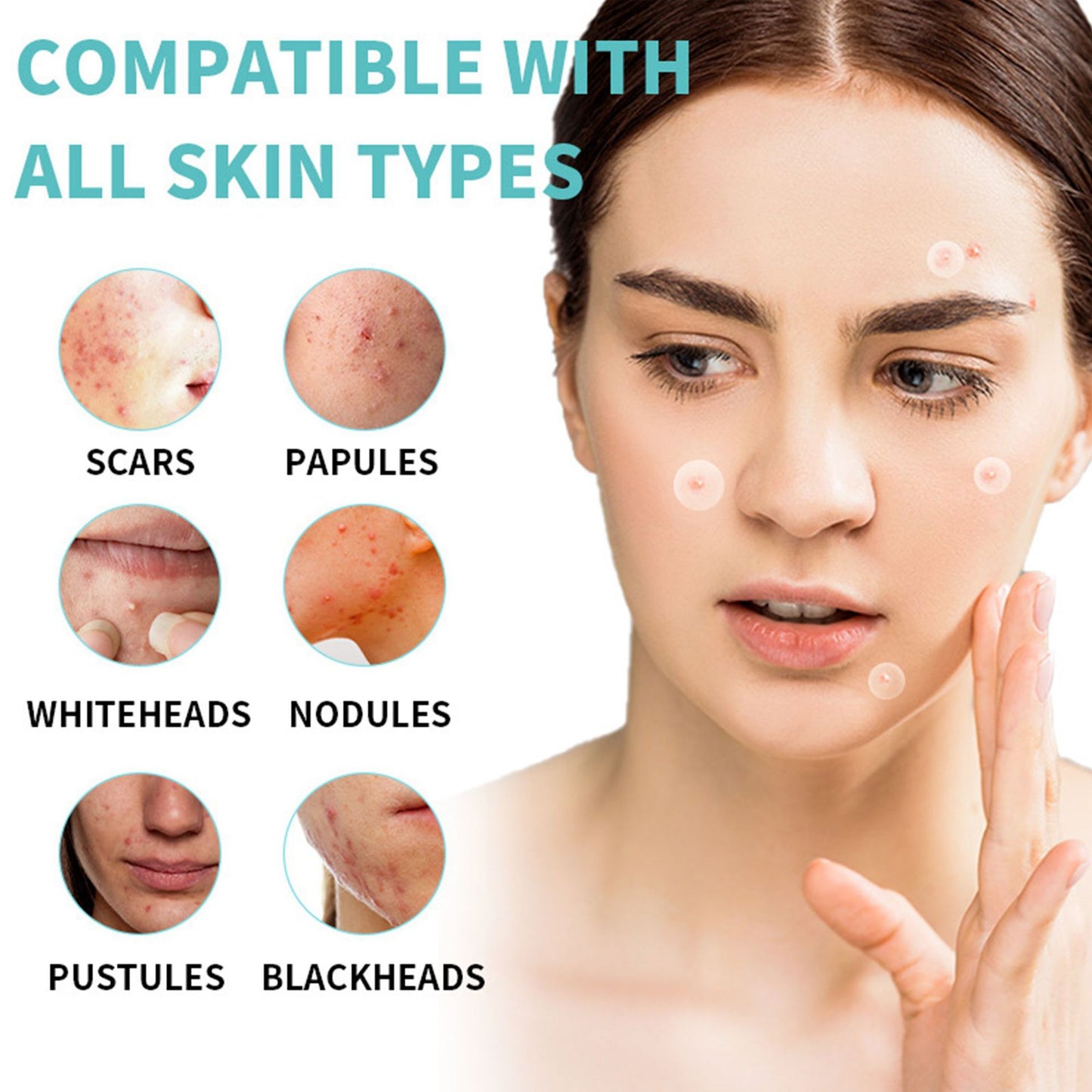 Pimple Patch for Covering Zits and Blemishes 200 Patchs Round-shaped / Star-shaped