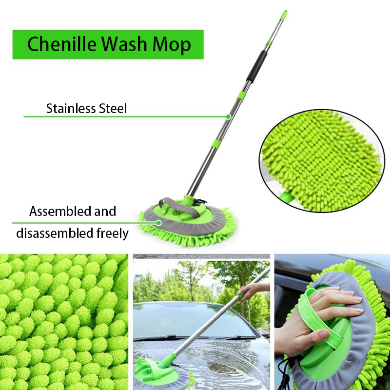 8-Piece Car Wash Kit, Green