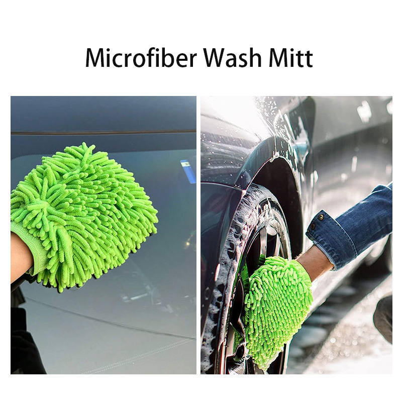 8-Piece Car Wash Kit, Green
