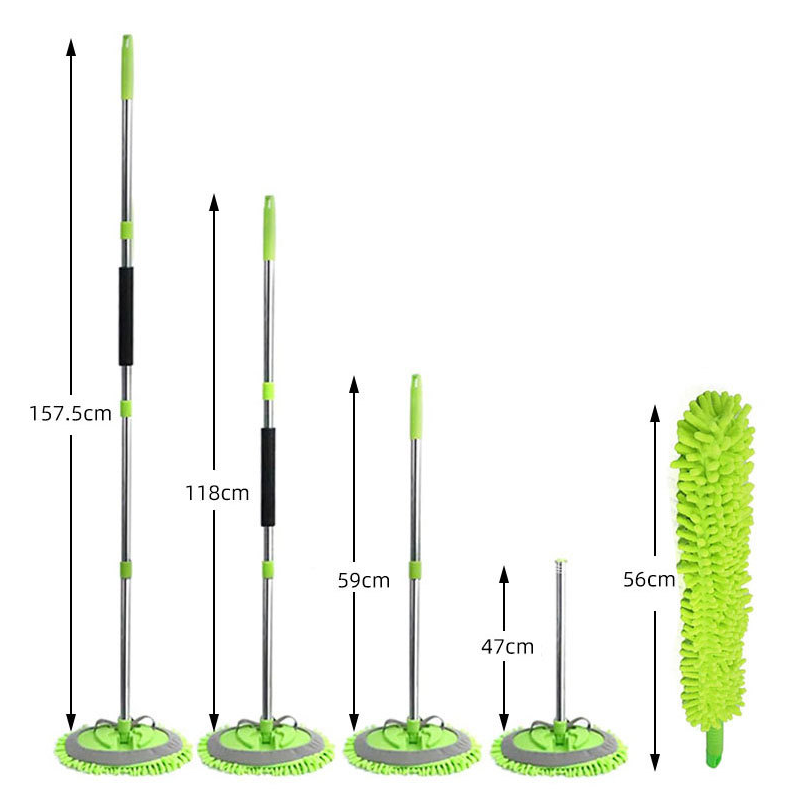 8-Piece Car Wash Kit, Green