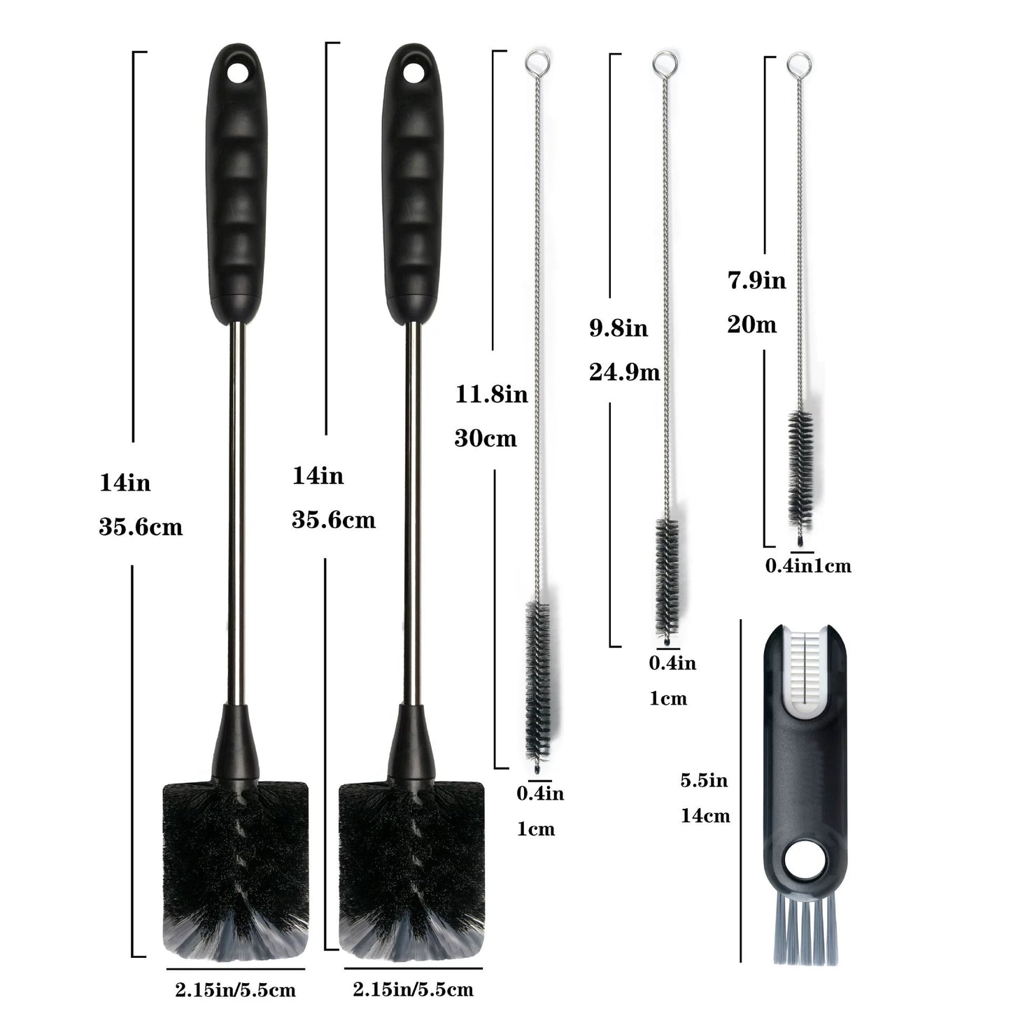 6-Piece Bottle Brush Set