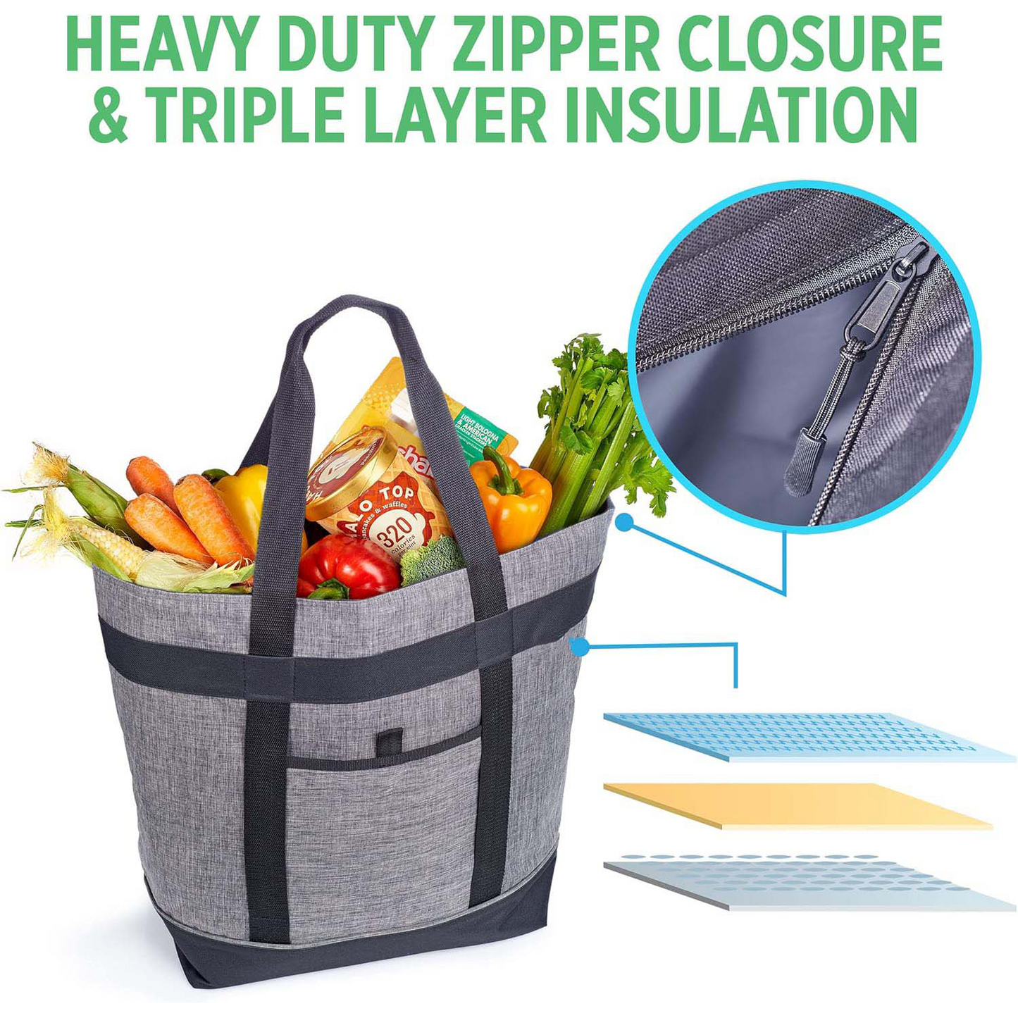 Large Cooler bag, Gray