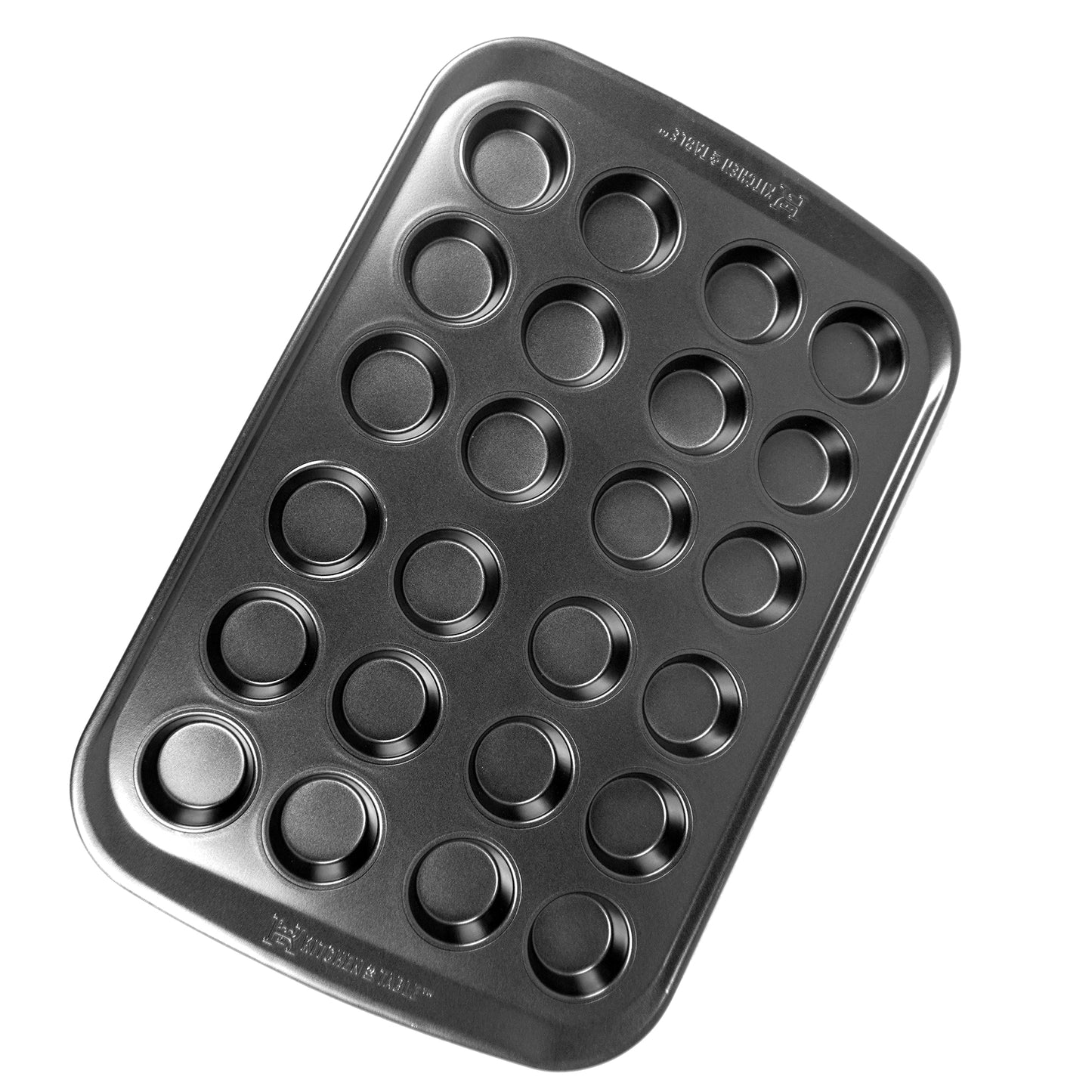 24-Cup Mini Muffin Nonstick Steel Muffin and Cupcake Pan 45*30cm