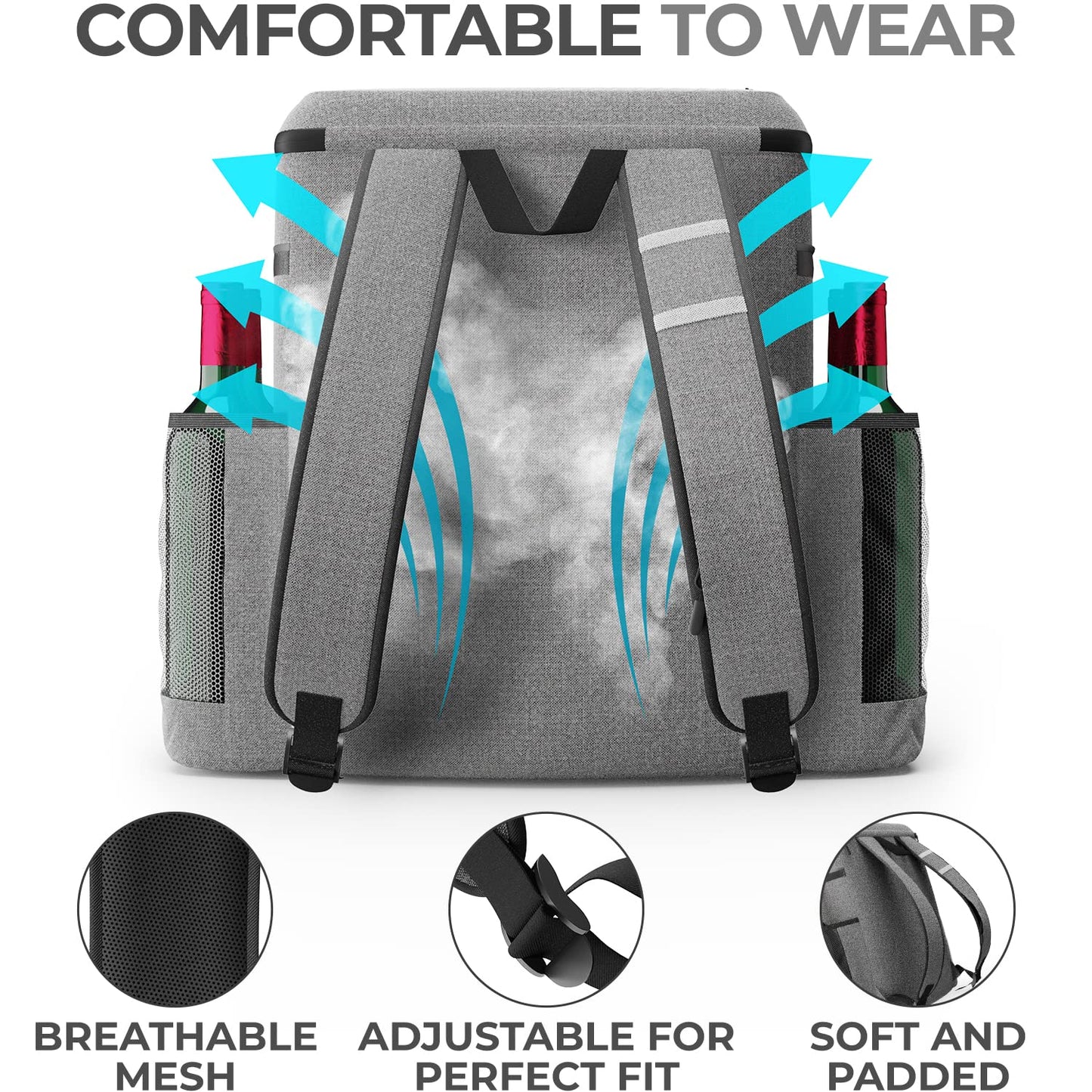 Leak Proof Insulated Cooler Backpack - Weshop876