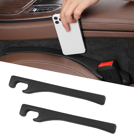 2-Pack Car Seat Gap Filler, Black