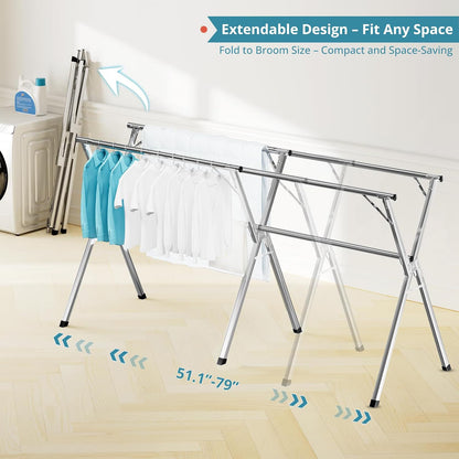 95 Inches Clothes Drying Rack