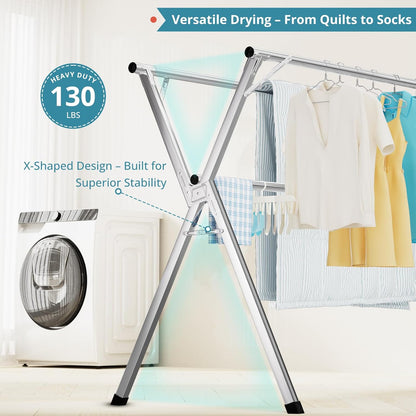 95 Inches Clothes Drying Rack