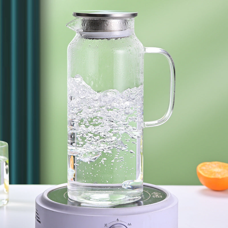 2 Liter Glass Pitcher with Lid