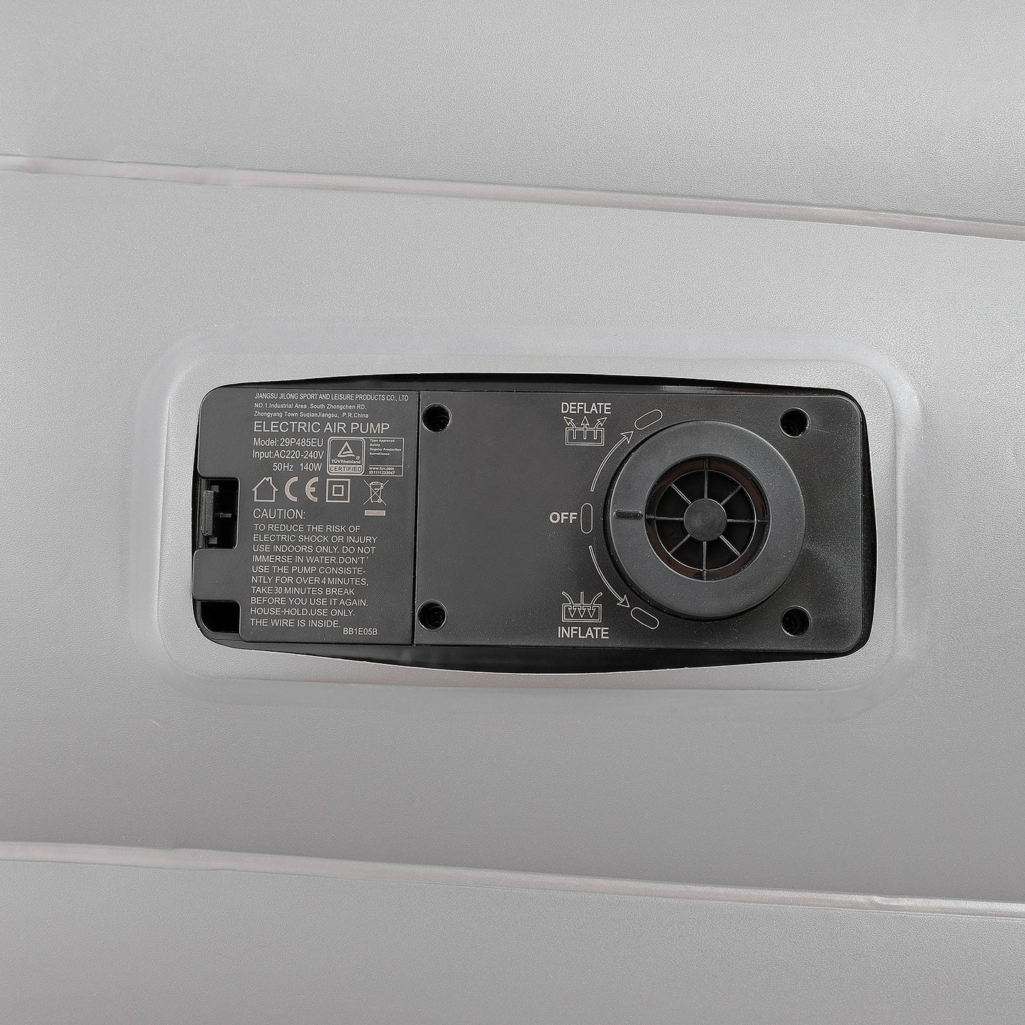 Air Mattress with Built in Pump 203x157x47cm