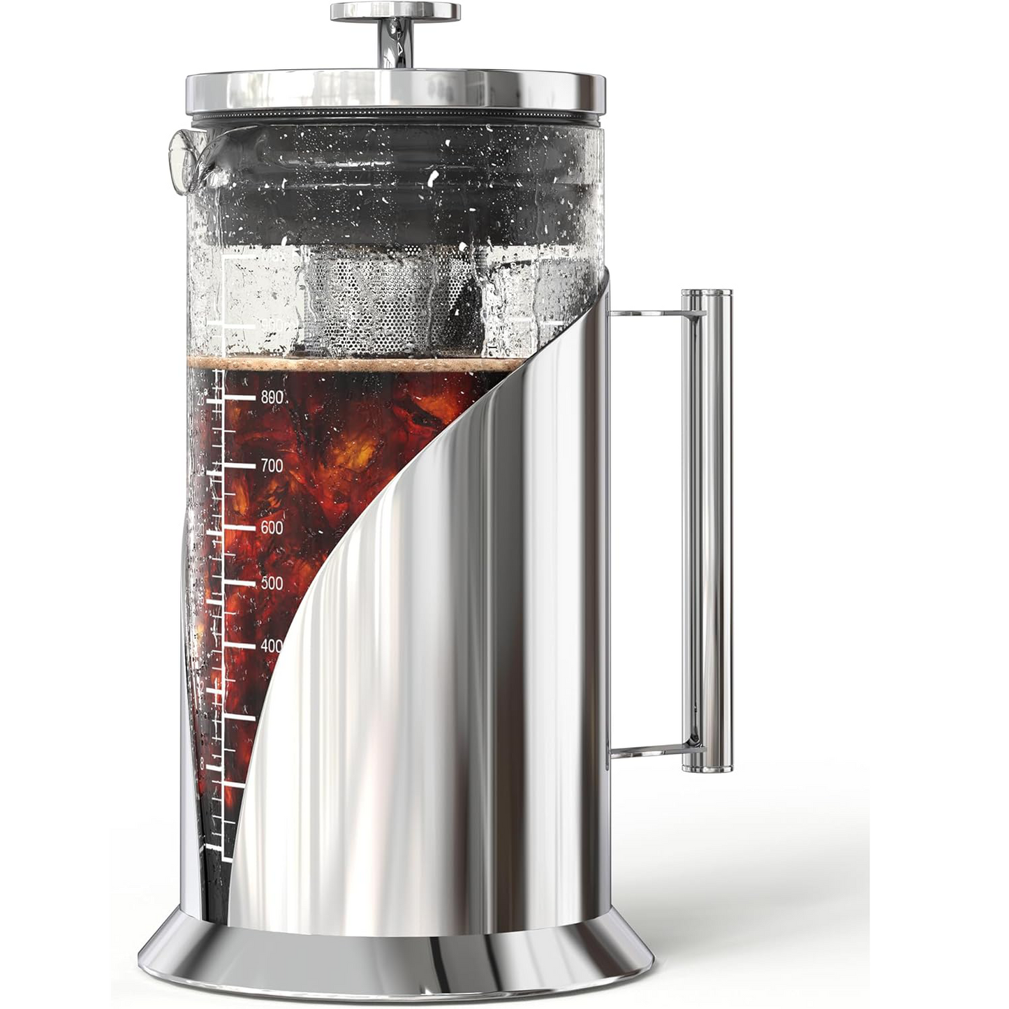 Cold Brew Coffee Maker, Pitcher for Fridge (34oz)