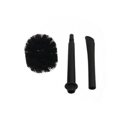 2-in-1 Toilet Brush Plunger Combo with Caddy Stand, Black