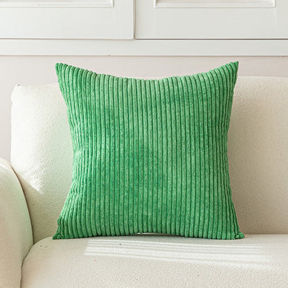 4-Piece Cozy Striped Corduroy Pillow Covers 18x18 Inch