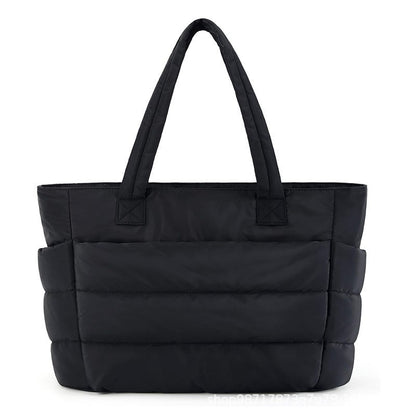 Puffy Tote Bag  Lightweight Handbags Quilted Shoulder Bag