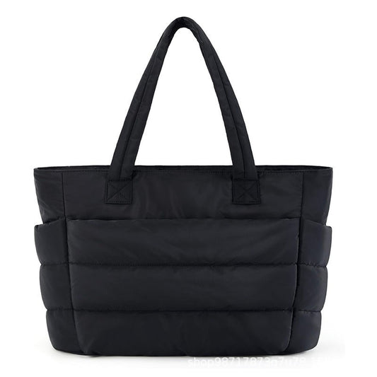 Puffy Tote Bag  Lightweight Handbags Quilted Shoulder Bag