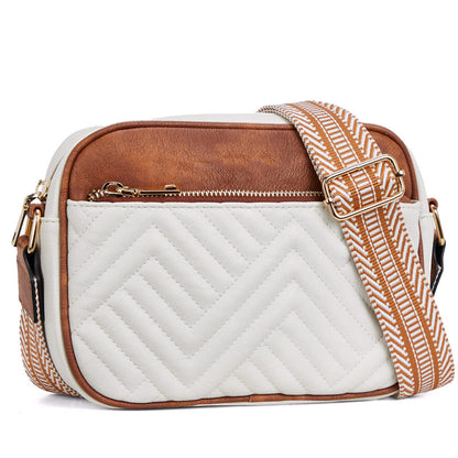 Quilted Crossbody Bags Vegan Leather Purses Small Shoulder Handbags