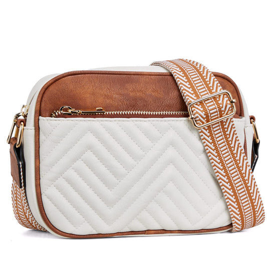 Quilted Crossbody Bags Vegan Leather Purses Small Shoulder Handbags