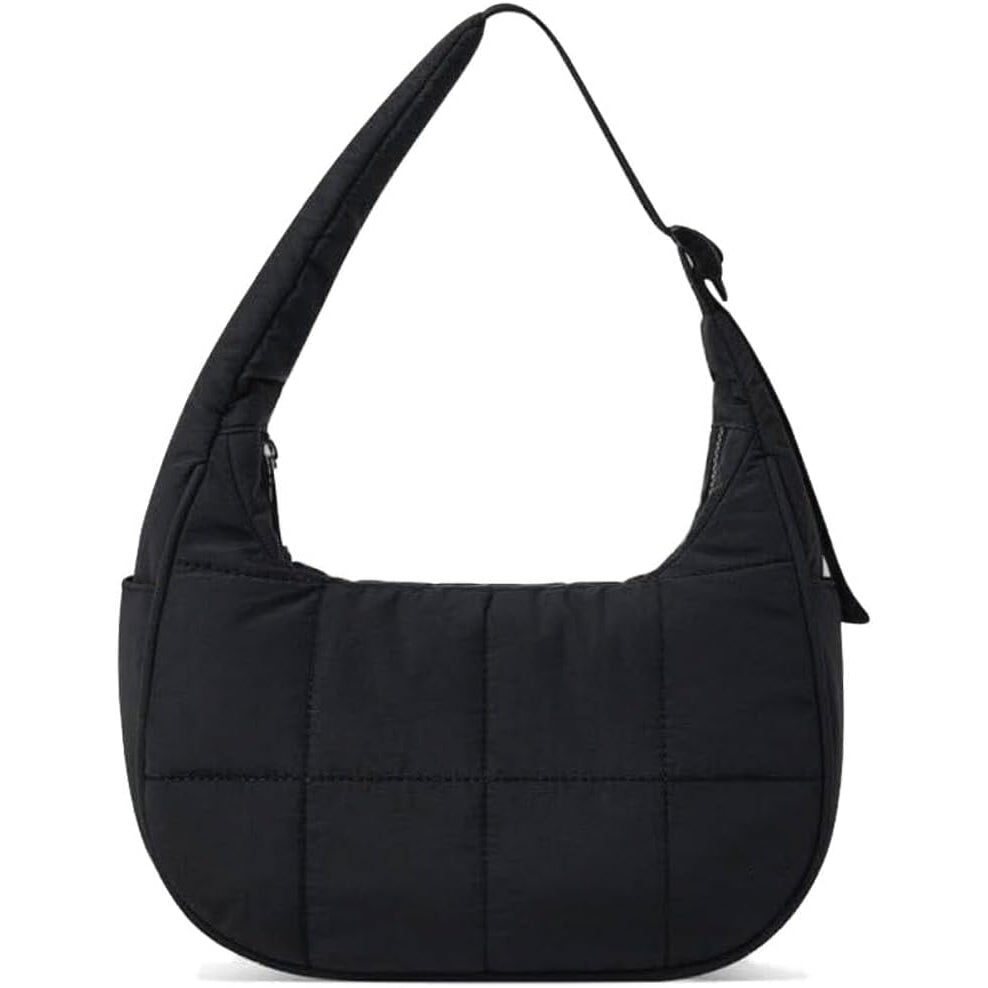 Small Crescent Puffer Purse Shoulder Bag