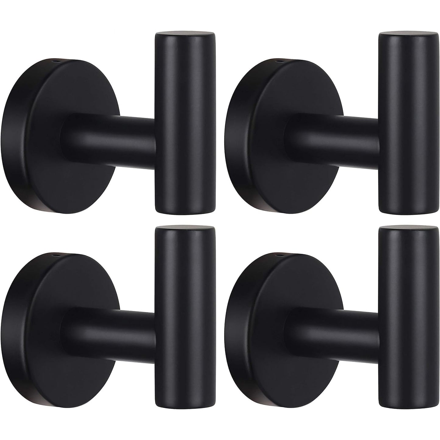 4 Pack Stainless Steel Heavy Duty Door Hanger Towel Hook